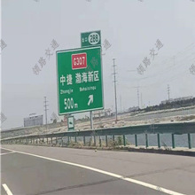 源头厂家公路标志杆牌镀锌标志杆喷塑龙门架2F标志杆多柱式龙门架