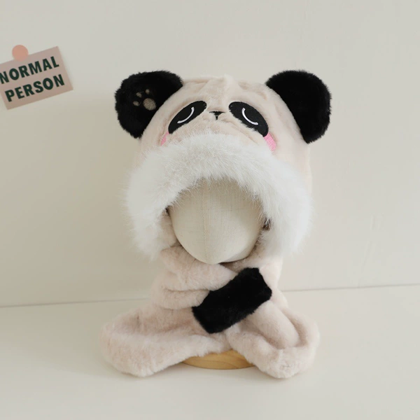 Off-white (panda hat scarf hat)