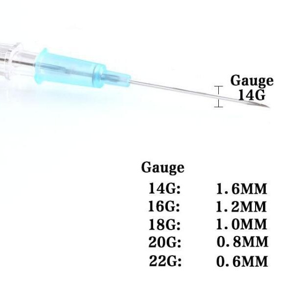 使い捨て穿刺針穿刺ツール欧米穿刺専門ステンレス穿孔器具カテーテル針14g 16g