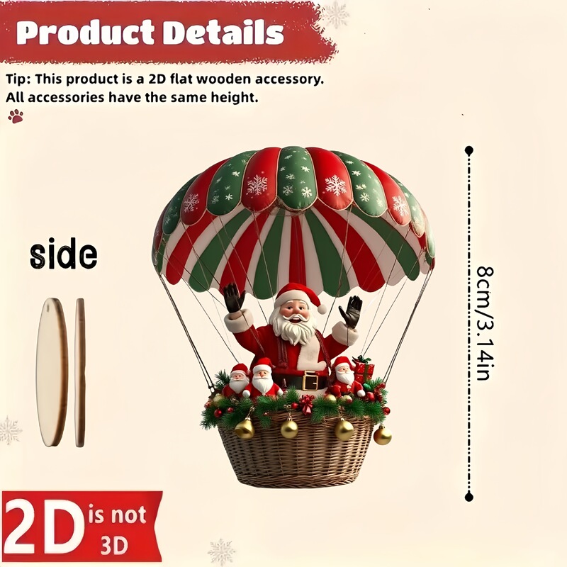 新款木质工艺品挂件圣诞节木制装饰圣诞树挂饰礼品|undefined