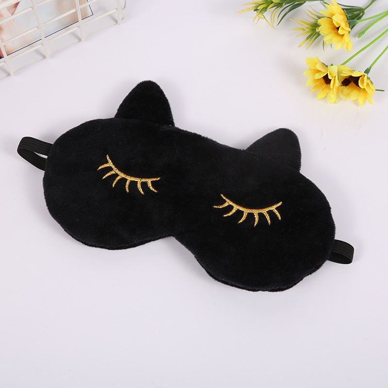Cartoon Cat Eyelash Eye Mask - Stylish Design