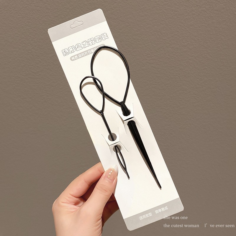 Taobao Douyin Funda de cuidado de peluca Banda elástica Peine de peluquería esponjosa Solución de cuidado Red para el cabello Soporte de clip de una palabra