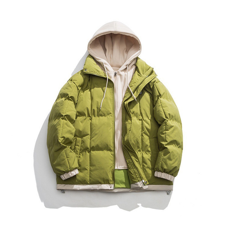Men's two-piece cotton-padded jacket, new autumn and winter style, thickened cotton-padded coat, men's down cotton-padded jacket, youth coat