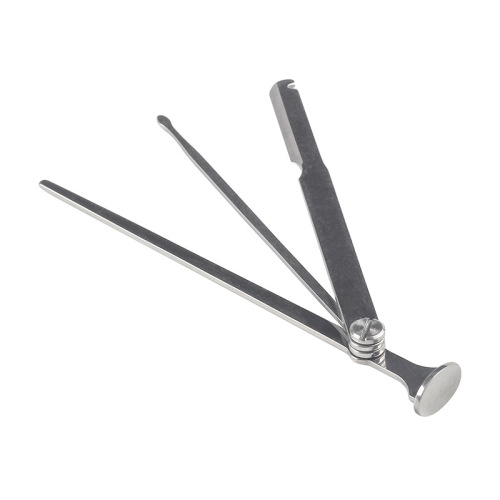 Stainless steel pipe cleaning tool, metal pipe pressure rod, scraper, needle, three-in-one cigarette knife, multi-functional accessories