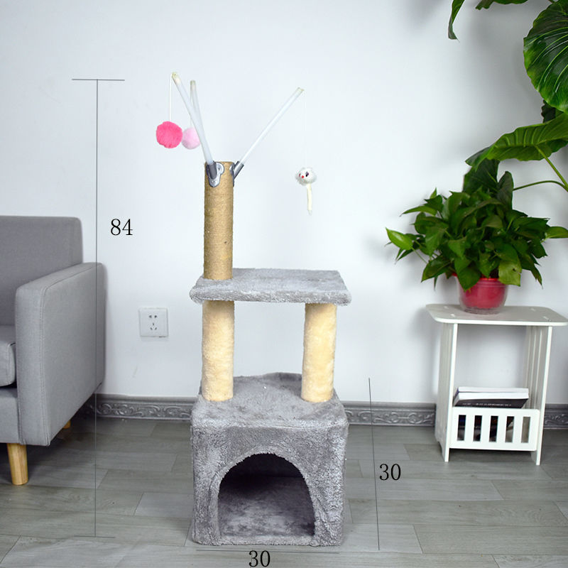 猫咪用品网红猫爬架猫窝猫树一体猫爬架小型猫抓板猫抓柱架猫玩具|undefined