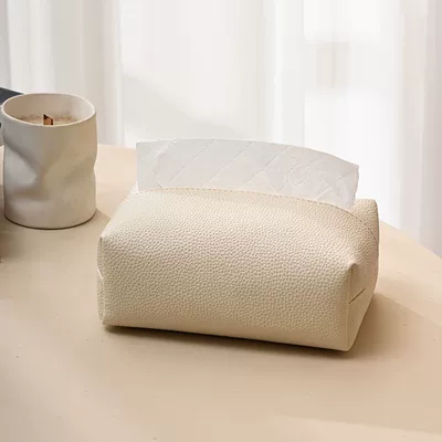 color leather tissue bag, modern minimalist | Car tissue box/set