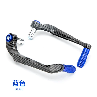 Motorcycle Safety Supplies CNC anti-fall brake guard - blue-water-transfer-guard