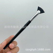 魅影上品 告别苍蝇腿多用途扇形睫毛刷单支平头眼影高光彩妆工具