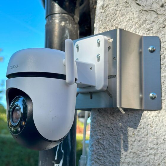 Monitoring LED wall stage light solar panel camera universal corner bracket stainless steel mounting bracket