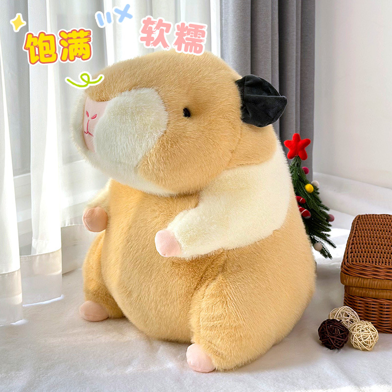 Celebridades de Internet lindo muñeco de peluche capibara Kapibala muñeco de muñeco de ratón holandés con moco nasal