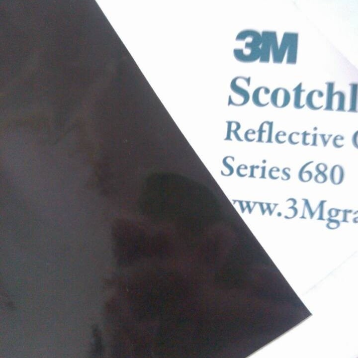 美国3M680-85黑色反光膜 680-10pvc系列反光膜 3M680工程级反光膜