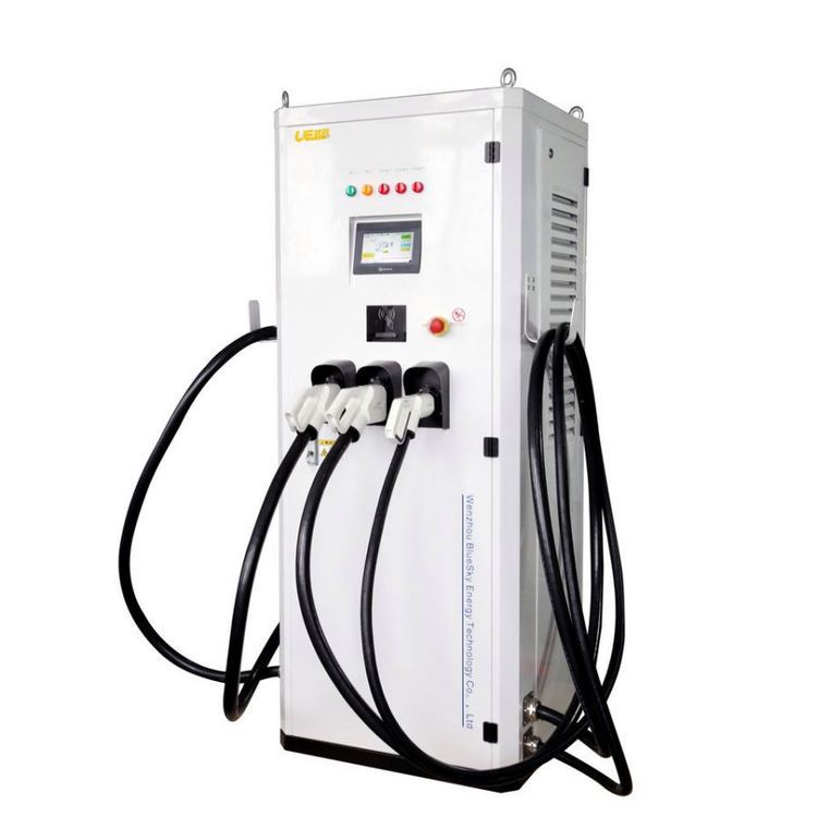 新能源电动汽车落地式充电桩直流柜式380V180KW双枪充电高压