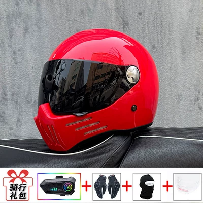 Function, Unisex Rider Cruising Helmet — Motosiklet kaskı (dəbilqə) - ferrari-black-tea-mirror-delivery-transparent-mirror-y10-soft-wheat-m