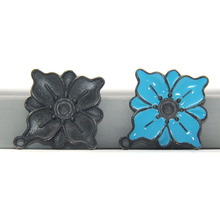 W60303 ͭ�ֹ�diy����ɫ���������ͷ�η��κ�������22*22mm