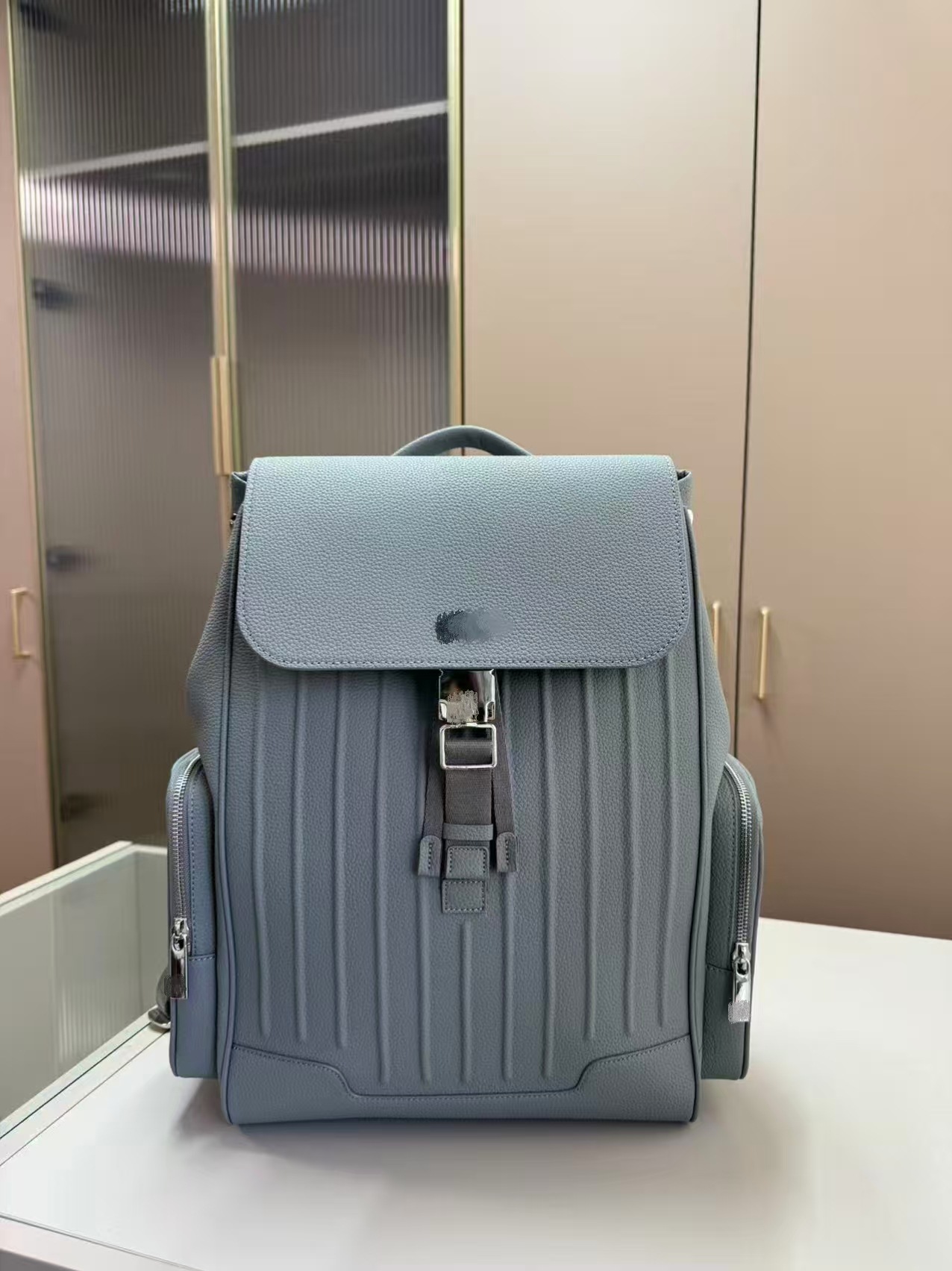R Jiari Rimo Umschlag-Rucksack Never Still Canvas Rucksack hochwertiges Gefühl Unisex leichter Luxus Lederreisetasche