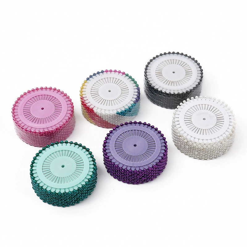 Цветной никелированный перламутровый штырь для позиционирования букет украшения фиксированный штырь DIY инструмент для шитья диск жемчужный
