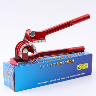 Manual Pipe Bender Three Groove Pipe Bender Air Conditioning Copper Pipe Aluminum Pipe Manual Pipe Bender Bendable 6mm8mm10mm Copper Pipe