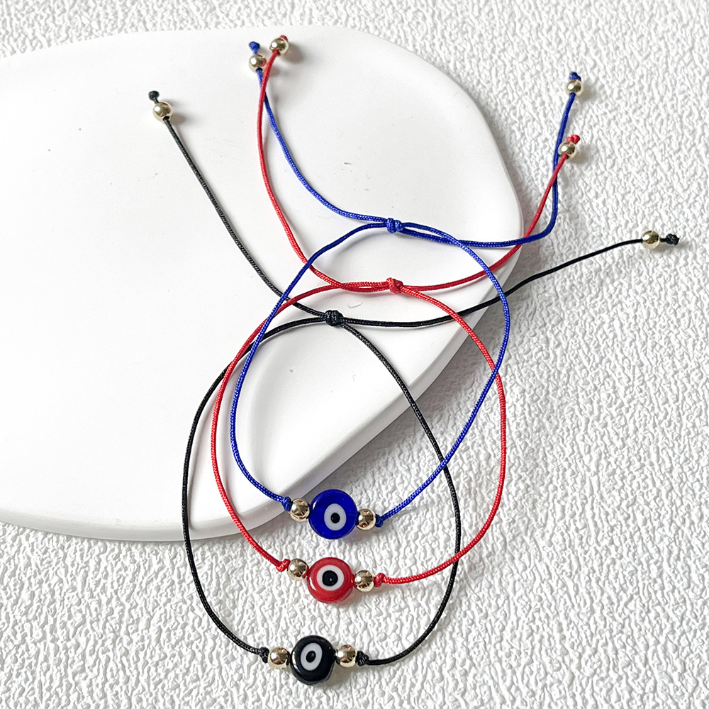 Lucky Evil Eye Red String Bracelet Protection Jewelry Adjustable_voghion.com