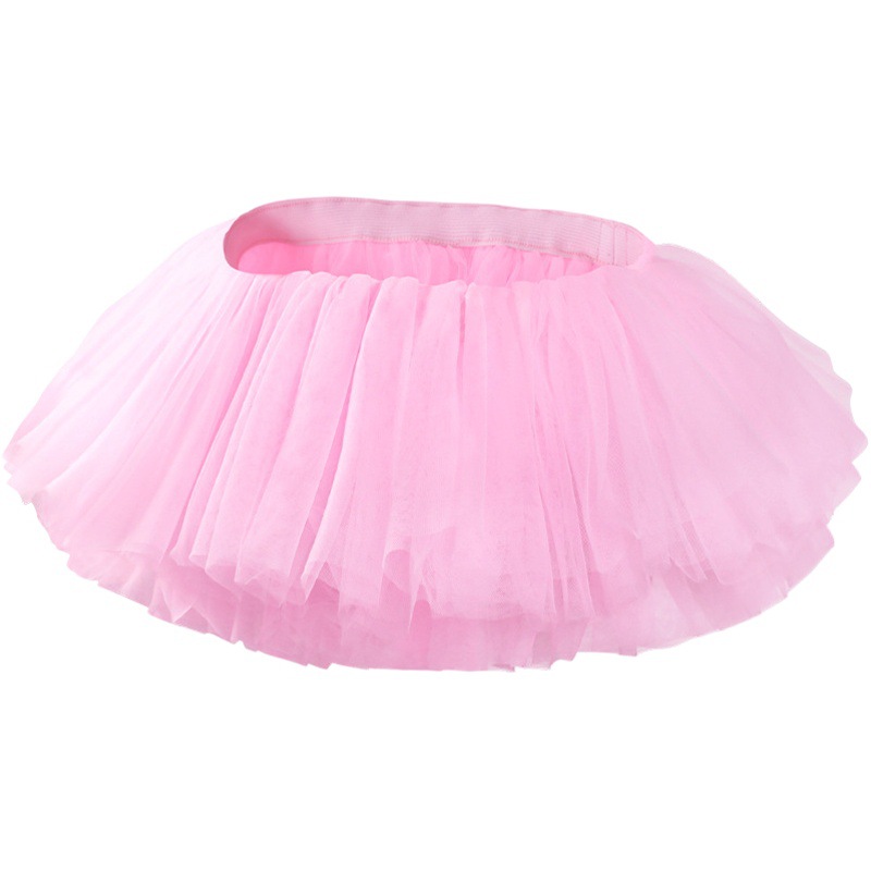 Ropa de baile falda de las niñas falda de baile de los niños medio y grandes niños falda de malla de estilo occidental