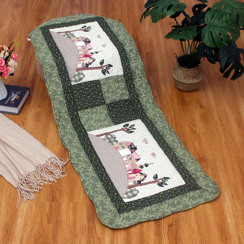 [Small Wholesale] Korean Cotton Bedside Mat, Floor Mat, Door Mat, Fabric Quilted Anti-Slip Patchwork Living Room Mat