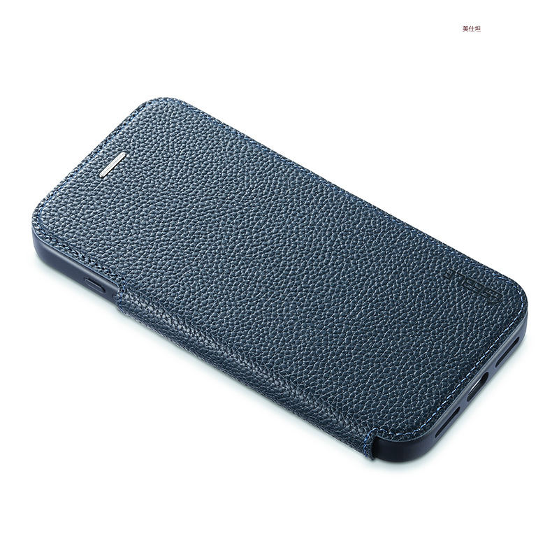 Ốp lưng lật da chống sốc cho iPhone 16/17 Pro Max, thiết kế gập bảo vệ màn hình, khe cắm thẻ tiện lợi — 【Vỏ lật E12 màu đen】, 【Vỏ lật E12 màu nâu】, 【Vỏ lật E12 màu xanh】, 【Vỏ lật E12 màu cam】 chi tiết 10