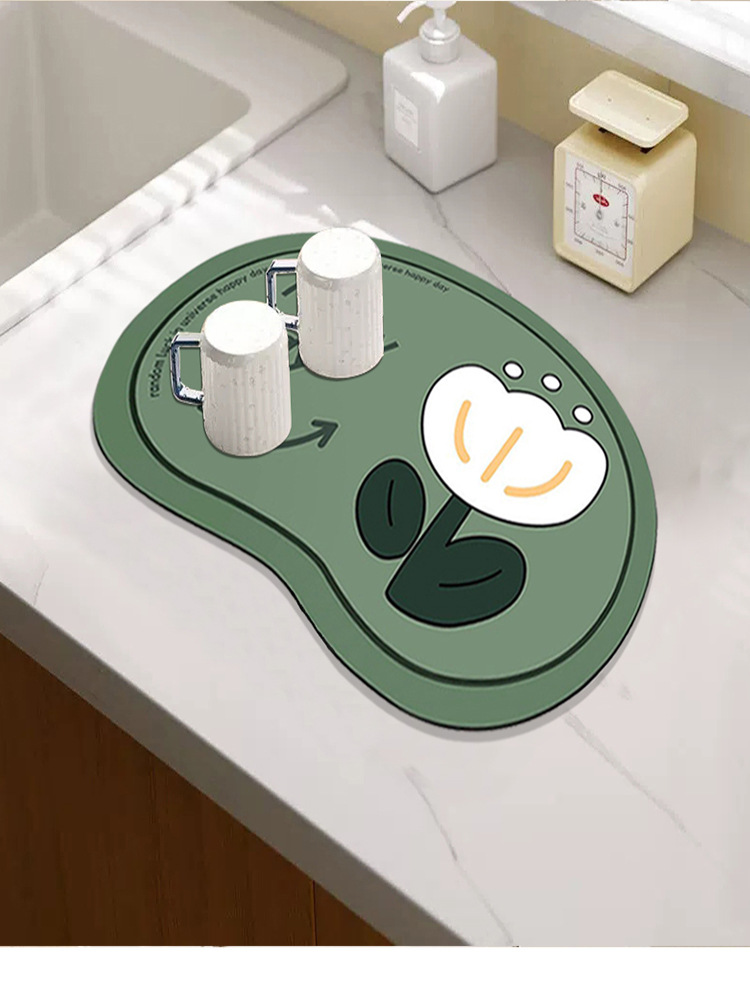 沥水垫,厨房沥水桌垫,杯垫,吸水垫