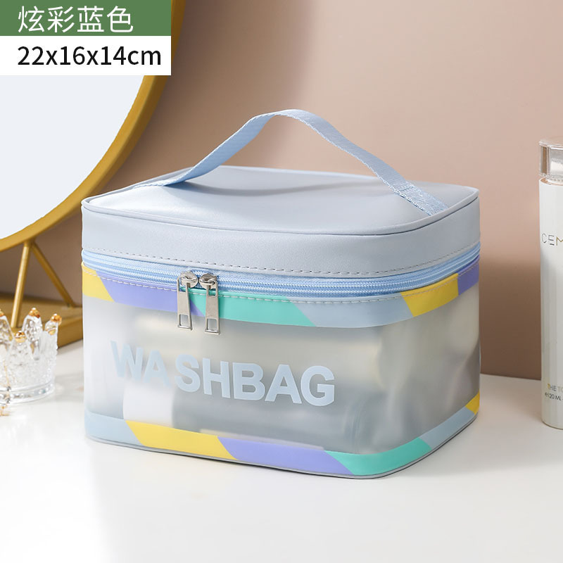透明化粧品バッグ、防水トイレタリーバッグ、旅行用ポータブル収納バッグ、大容量の水泳用バスバッグ、化粧品収納|undefined