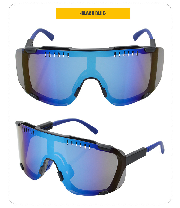 Lunettes de cyclisme, lunettes de soleil d'extérieur, verres intégrés sans cadre, lunettes de sport pour véhicules tout-terrain de montagne_voghion.com
