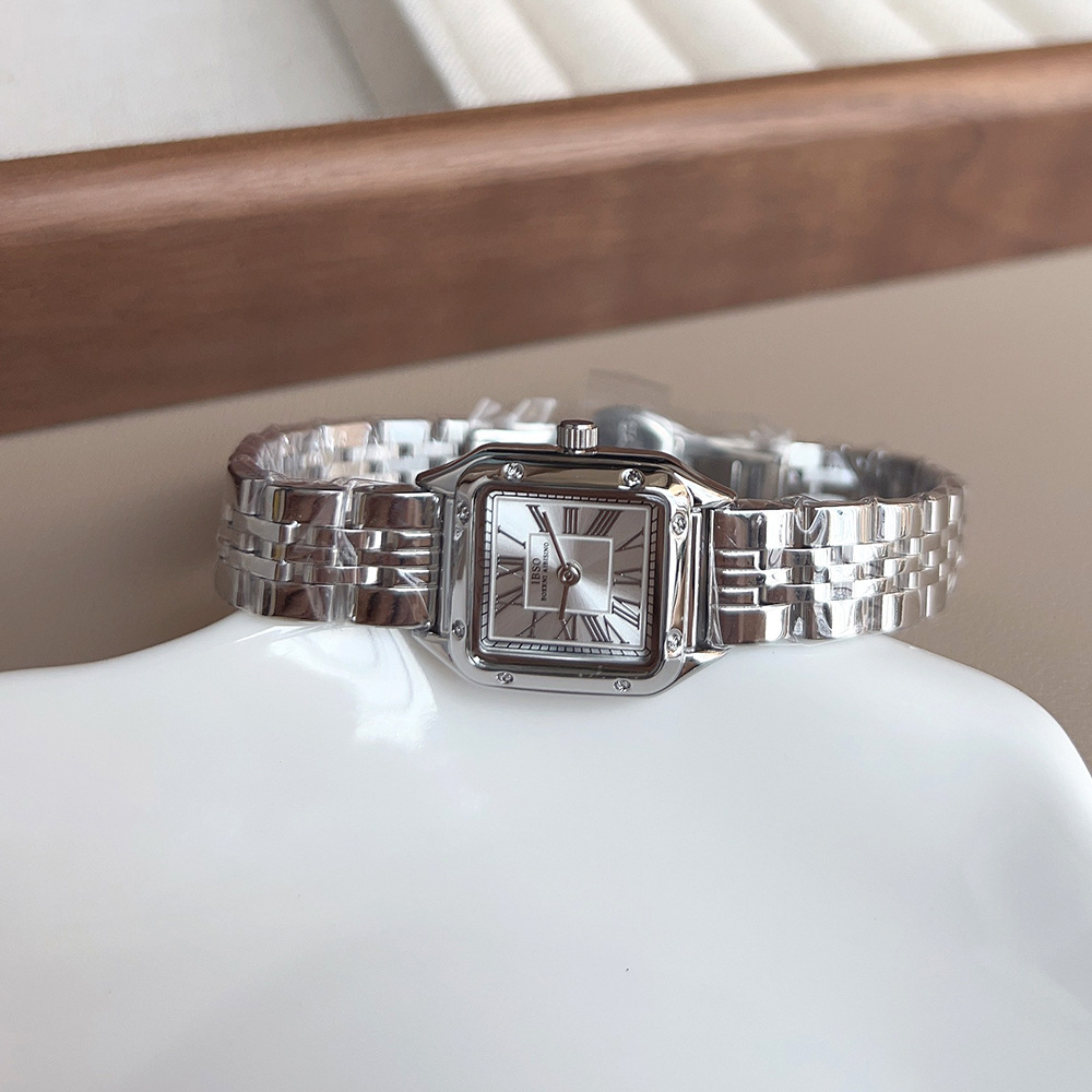 Orologio da donna IBSO New Square Small Dial Steel Band Live 9636_voghion.com