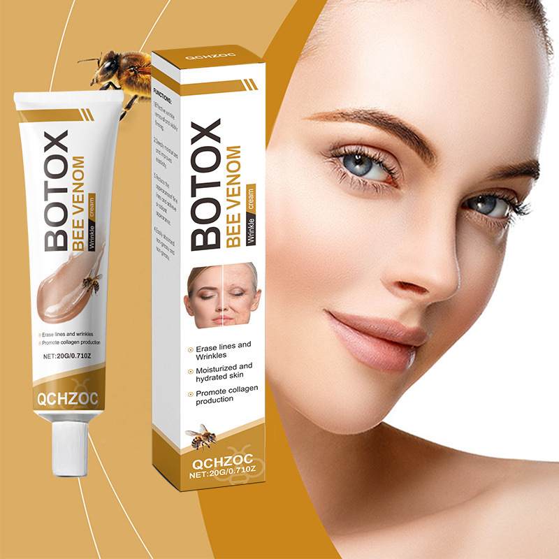 Cross-Border Hot Selling Qchzoc Bee Venom Facial Care Cream, Gentle Hydration, Delicate Skin Rejuvenation, Soft Skin Care Cream, Facial Cream