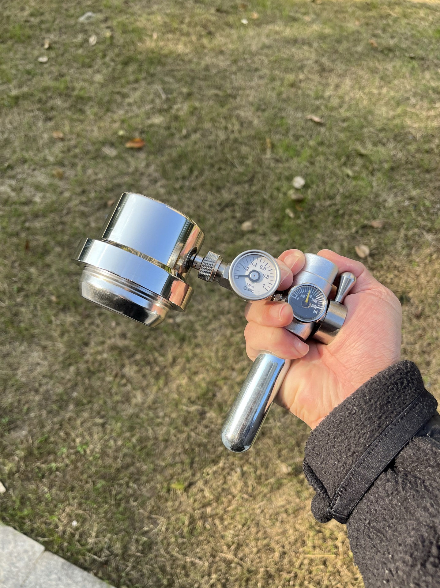 Pneumatic Coffee Machine Outdoor Portable Plug-Free American Italian Concentrated Home Office Coffee Machine DIY