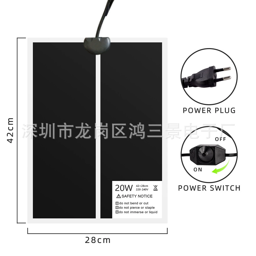 Грелка для рептилий Альпинистская коробка для домашних животных Черепаха Шоугонг Домашнее животное Змея Ящерица Рогатая лягушка Хомяк Медовая сумка Землеройка Термостат Изоляционная подушка