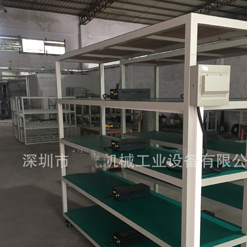 厂家供应USB插口老化架充电器老化架充电 周转车防静电货架带轮子