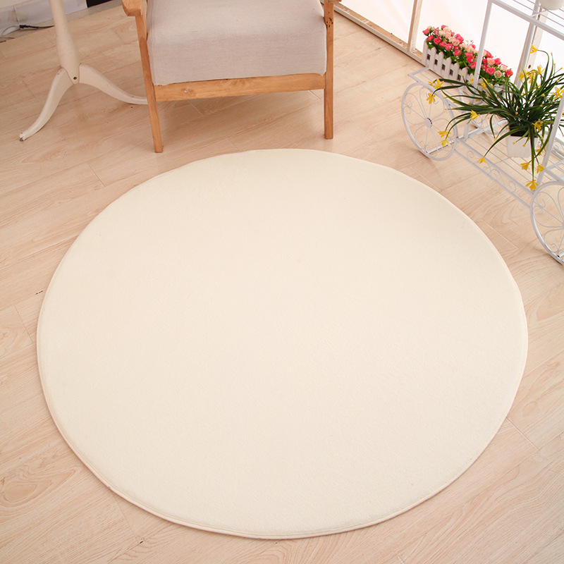 Terciopelo coral redondo --- blanco cremoso