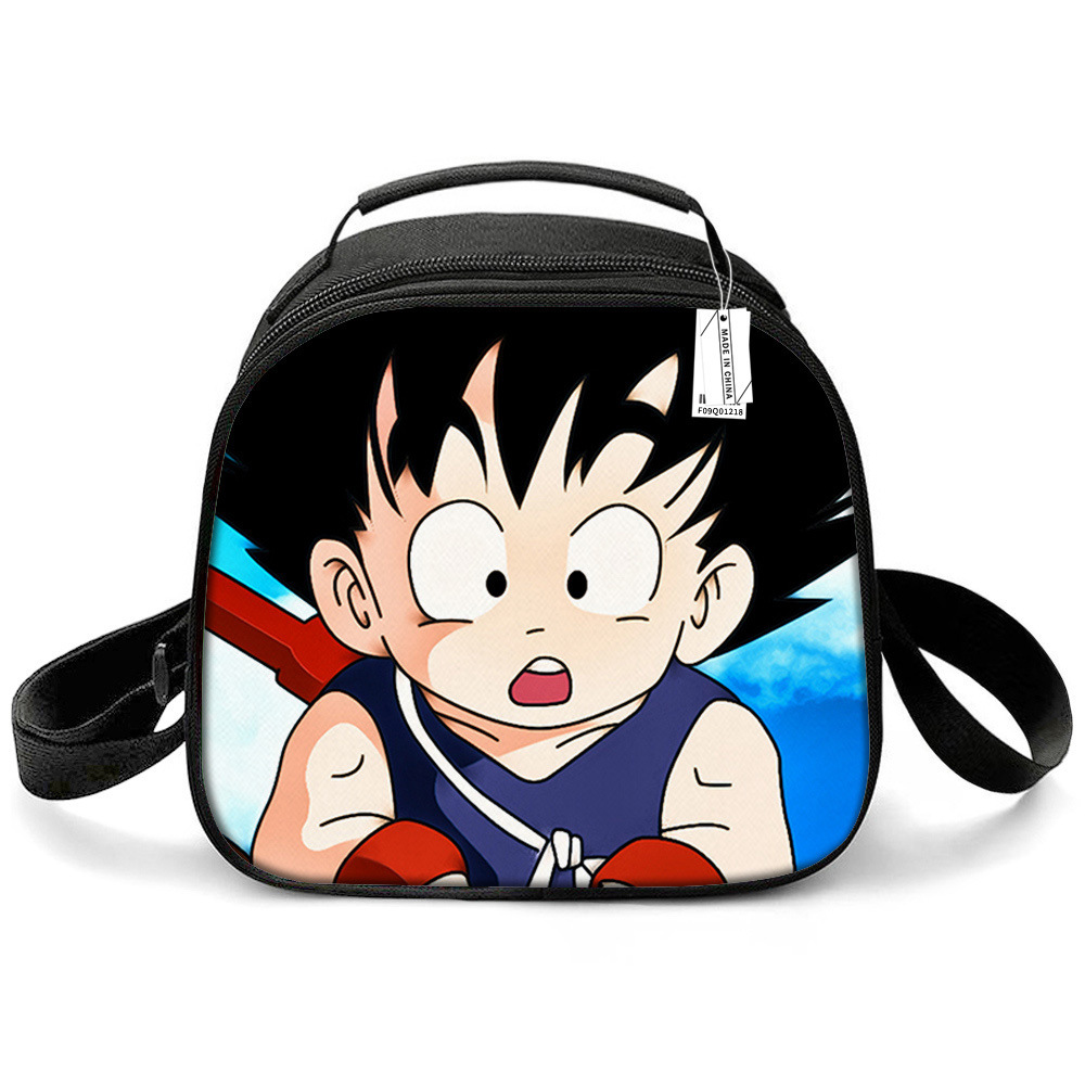 Japanese Cartoon Dragon Ball Cartoon Lunch Bag for Primary and Secondary School Students Kidsren's Ice Bag Dragon Ball Thermal Bag Picnic Bag