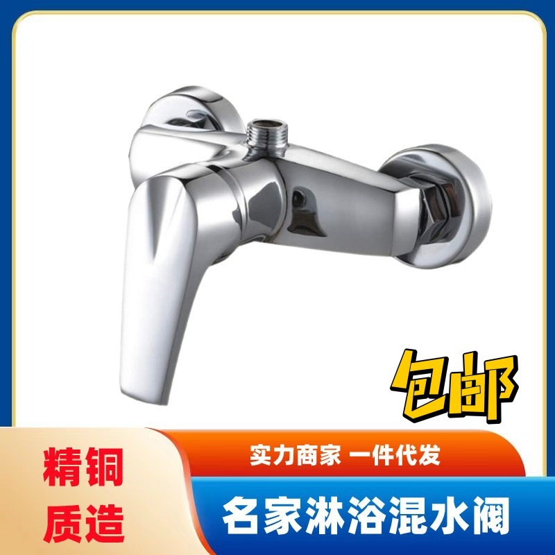 兹漫尼卫浴厂家铜体暗装淋浴花洒水龙头 洗澡冷热混水阀 名家