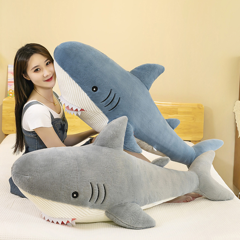 Cross-border Foreign Trade Whale Plush Toy Pillow with Leg Sleeping Girl Doll Doll Large Gift for Boys Cross-border Foreign Trade Whale Plush Toy Pillow with Leg Sleeping Girl Doll Doll Large Gift for Boys