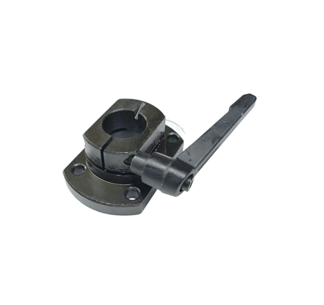 MTQDB30度梯形防转动丝杆两面切割型法兰轴承固定支撑座锁紧LKP51