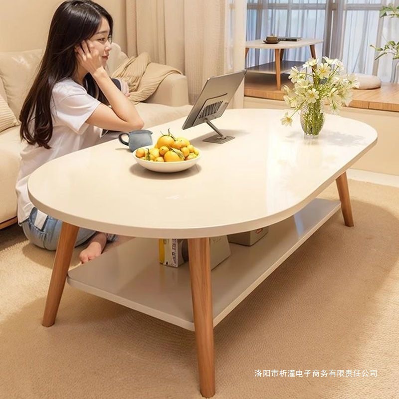 Mesa de té, sala de estar, sofá doméstico, mesa de té simple, nueva mesa de dormitorio simple para alquiler moderno