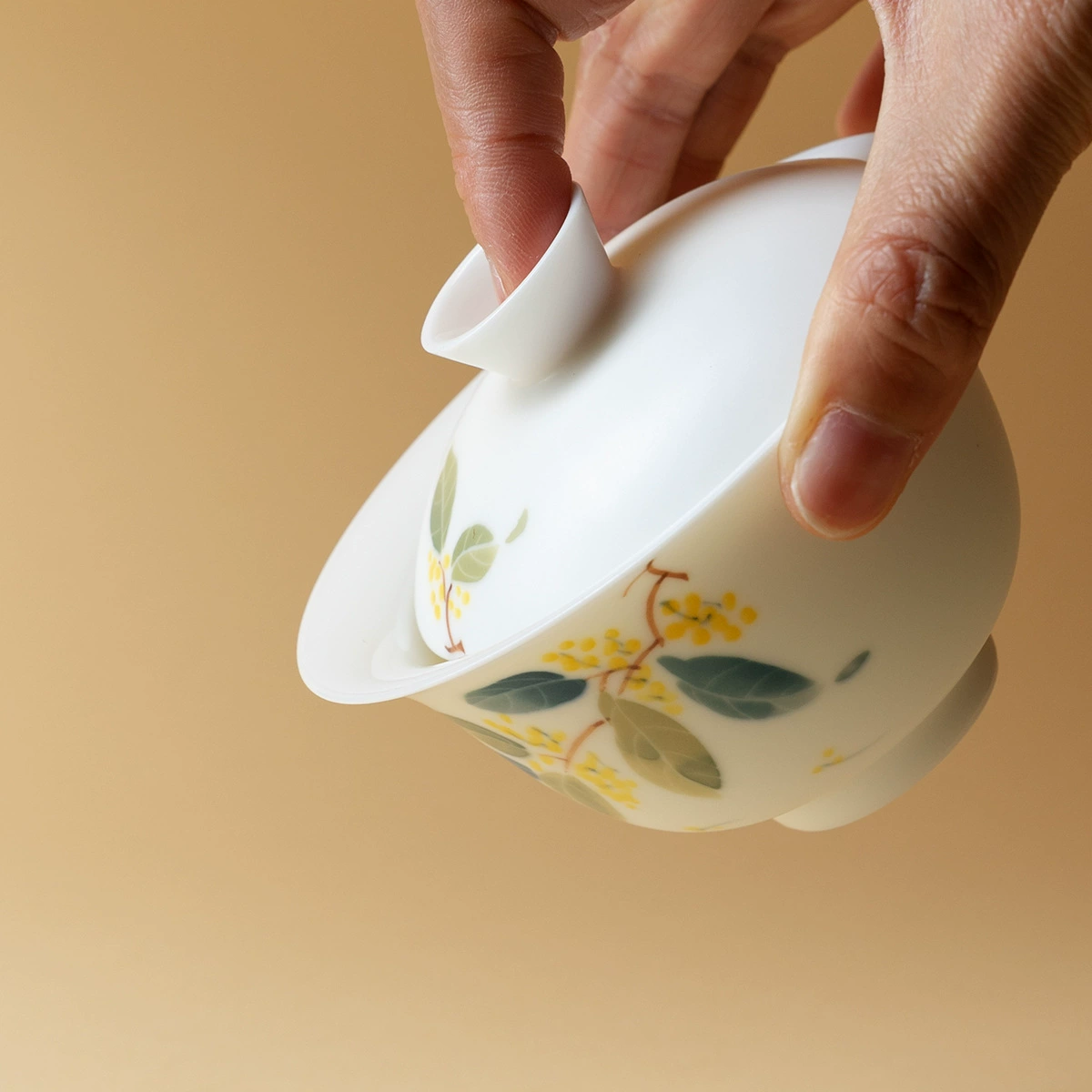 Матовая керамическая чашка для чая Le Jia, держатель, ручная роспись, антиожог, подарок на день рождения
