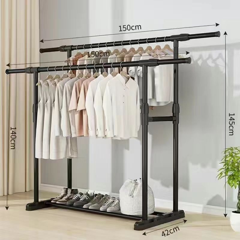 Percha de secado piso vertical percha de ropa barra de dormitorio percha de secado al aire libre percha de ropa balcón dormitorio alquiler percha de ruedas