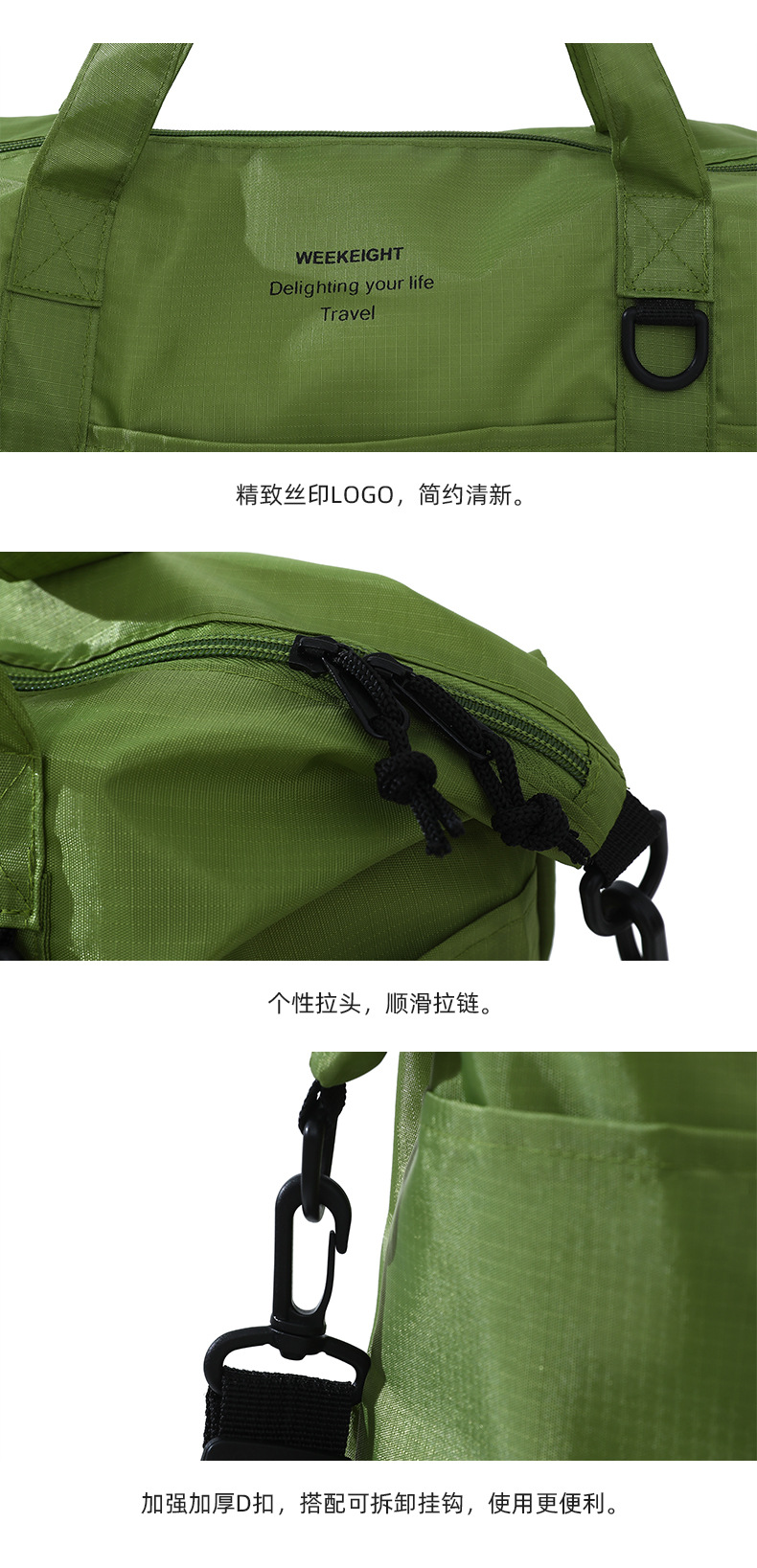 Cross-border Foreign Trade Large-capacity Expandable Trolley Case Luggage Bag Single-shoulder Lightweight Multifunctional Travel Storage Bag