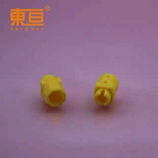 QSBJ1599黄 浅塞八角 长柱板中心立八角 八角配件 小制作零件