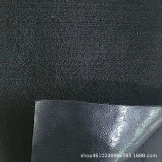 2mm黑色PE淋膜毛毡布浴缸垫车库吸水防油毛毡垫防滑地毯可裁切