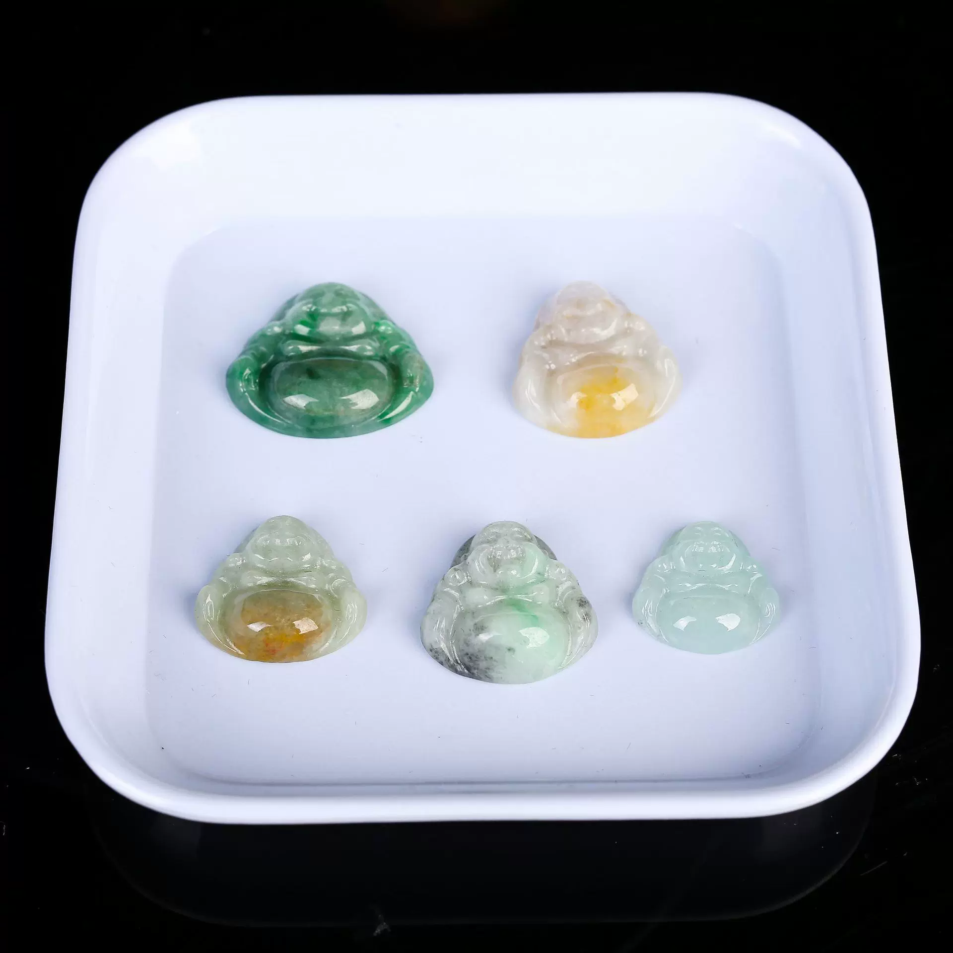 厂家直销热销笑脸佛公吊坠大肚佛挂件缅甸翡翠玉石散件批发a货