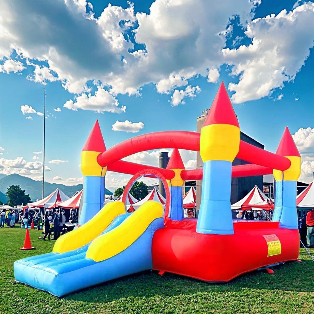 Oxford inflatable castillo interior y exterior jumping cama traviesos parque infantil equipos de juegos deslizantes agarrar muñeca máquina