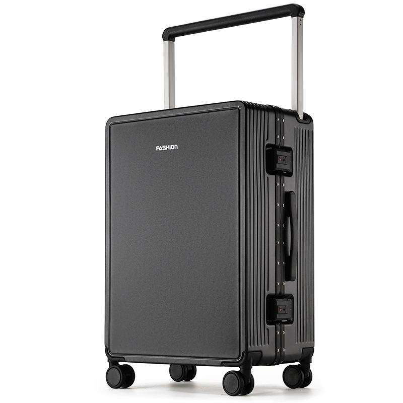 Maleta 2025 estudiantes de sexo masculino y femenino elevación automática barra de tracción amplia caja de marco de aluminio universal máquina de embarque de códigos bolsa