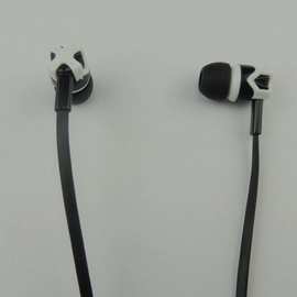 深圳耳机源头厂家批发扁线耳机重低音线控音质好手机电脑便宜耳机