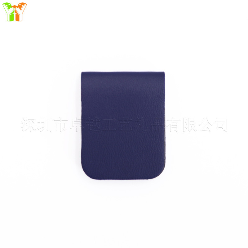 現品品8 * 3cm角型革マグネットしおりDIY本読書追跡本挟み強磁力マグネット財布|undefined