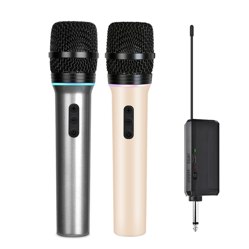 新品WX72RGB手持无线麦克风直播户外麦克风